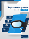 21214 Нива (2004-) левое, обогрев, антиблик, электрический привод
